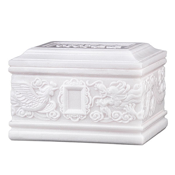 玉石（汉白玉）骨灰盒